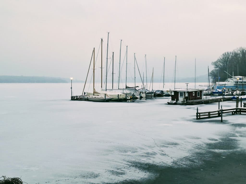 Winterimpressionenen Evangelische Tagungsstätte auf Schwanenwerder